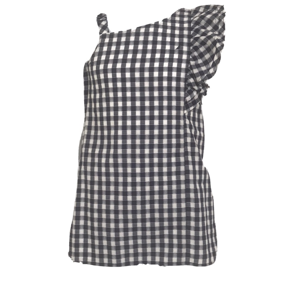 Nautica Girl Dress Size 5 Blue White Checkered - Picture 3 of 8